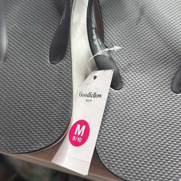 NWT Goodfellow & Co Men's Brent Flip Flop Sandals Black Size Medium 9 / 10 - Picture 5 of 5